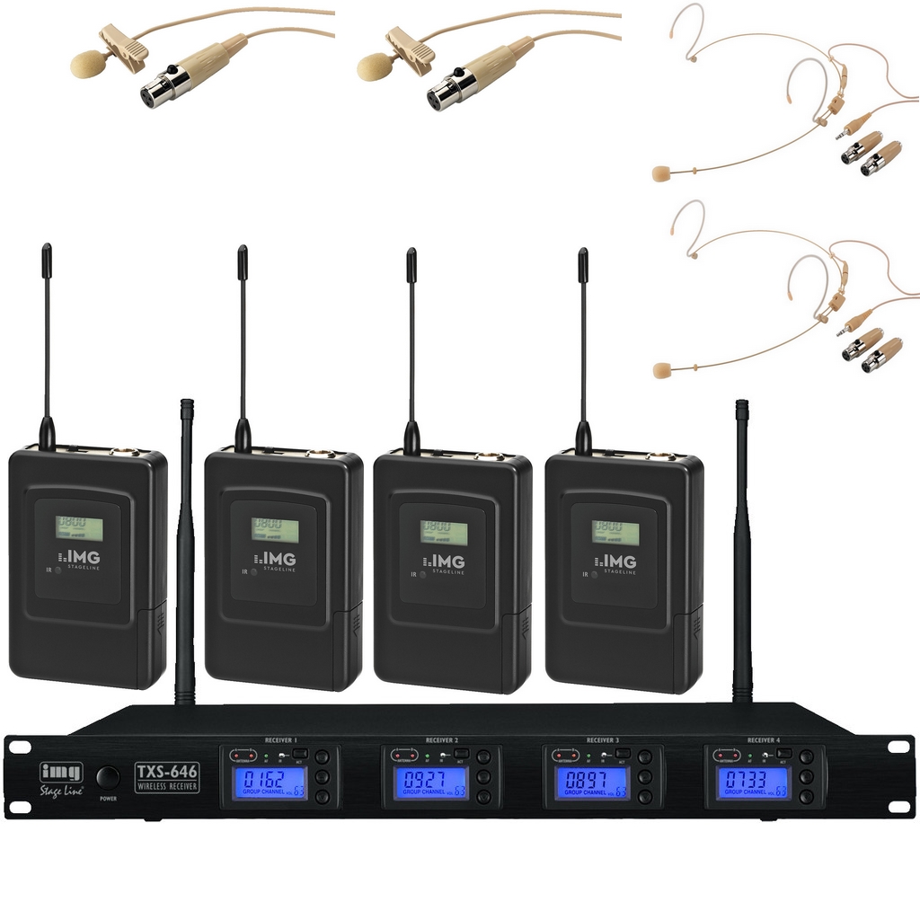 IMG Stageline TXS6464 HeadSet ClipMic